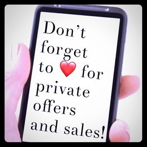 I accept fair offers, or bundle & save!! 💕